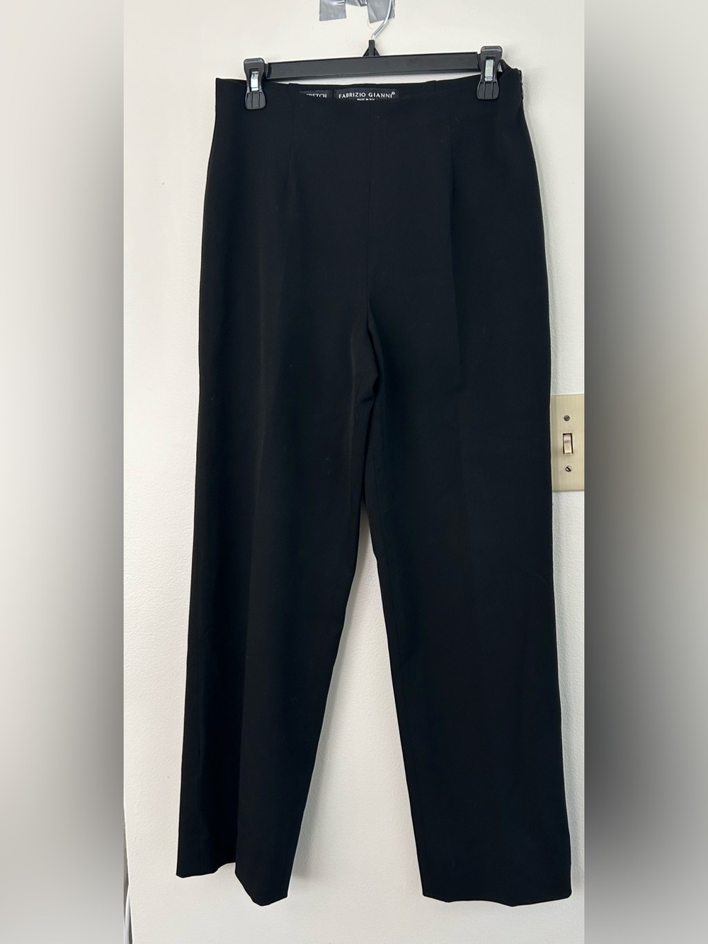 Fabrizio Gianni Classic Black Pants (size-4)